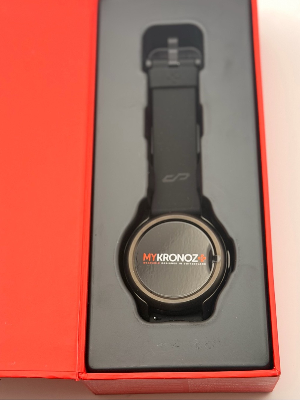 MyKronoz ZeRound3 Smartwatch with Heart Rate Monitoring Steps Watch, New